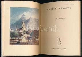 Makkai László: Erdélyi városok. Officina Képeskönyvek. Bp.,1940, Officina. Kiadói kartonált papírköt...