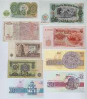 Bulgária 9db-os bankjegy tétel, mind klf T:I-III
Bulgaria 9pcs of banknotes, all diff C:UNC-F