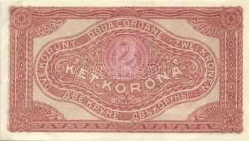 1920. 2K (2x) egymásutáni sorszámmal T:II+ Kis saroktöréssel