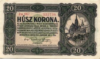 1920. 20K (3x) T:I-,II