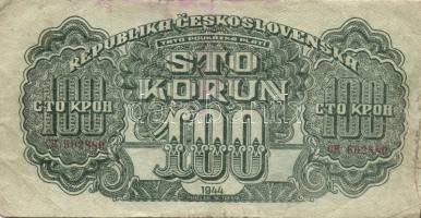 Csehszlovákia 1944. 100K T:II-