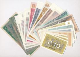 Vegyes: litván, lett és észt bankjegy tétel (20xklf) T:I-III Mixed: lithuanian, latvian and estonian banknotes (20xdiff) C:UNC-F