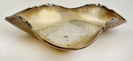 Teghini Firenze jelzett ezüst kínáló tál / Silver tray 27x20 cm , 441 g