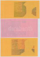 Horvátország 1993 (1994). 5K előlapi színpróba + 50K előlapi színpróba + 200K előlapi és hátlapi szí...