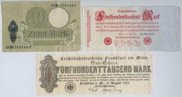 Német Birodalom / Németország /Weimari Köztársaság / Német Harmadik Birodalom 1906-1942. 9db-os vegy...