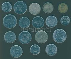 Brazília 1901-1994. 17db klf fémpénz T:2,3