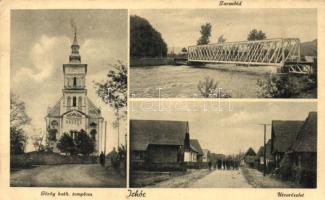 Irhóc, Vilhivci; Tarac híd, utcakép, Görög katolikus templom / bridge, street, church (EK)