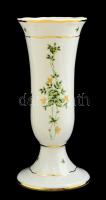 Hollóházi Erika mintás váza matricás, jelzett, hibátlan, m: 21 cm.