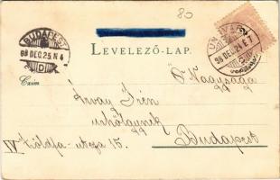 1898 Ungvár, Uzhorod, Uzshorod; új gimnázium, görög katolikus templom, vár / new grammar school, chu...