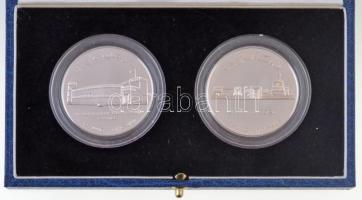 Omán 1995. 12db érme a Kastélyok és erődök sorozatból, benne: 1995. 1R Ag "Al-Hazm" + 1R A...