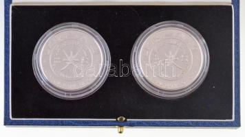 Omán 1995. 12db érme a Kastélyok és erődök sorozatból, benne: 1995. 1R Ag "Al-Hazm" + 1R A...