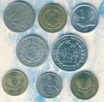 Indonézia 1970-98. 8db klf fémpénz T:2,2/3