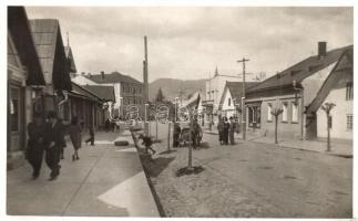 1940 Rahó, Rakhiv; Fő utca, gyógyszertár / main street, pharmacy, photo (Rb)
