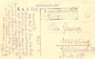 Ungvár, Uzhorod, Uzshorod; Heti vásár az utcán / market + K.u.K. Etappentrainbegleitzug No. 16/17