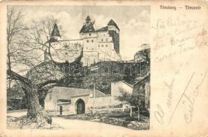 Törcsvár, Törzburg, Bran; vár. Jos. Drotleff Nr. 357. / castle (kopott sarkak / worn corners)