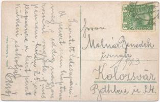 Tábor, multi-view postcard: Námestí, Sady, Kotnov, Vilová Ctvrt, Starobylé Domy na Námestí, Nové Mes...