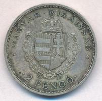 1935. 2P Ag "Rákóczi" T:2 patina
Adamo P7.2