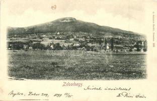 1899 Nyitra, Nitra; Látkép a Zobor heggyel (nem képeslap hátoldalú) / general view with mountain (non PC)