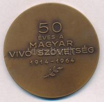1964. "Magyar Vívó Szövetség 1914 / 50 éves a Magyar Vívó Szövetség 1914-1964" kétoldalas ...