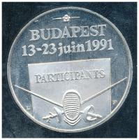 Lebó Ferenc (1960-) 1991. "Participants (Résztvevő) / XLIV. Championnats du Monde d'Escrim...