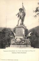 Bergisel, Berg Isel; Regiments-Schiessstätte der Tiroler Kaiserjäger, Andreas Hofer Denkmal / Tyrolean freedom fighters monument