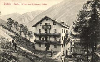 Sölden (Tirol, Tyrol); Gasthof Grüner zum Alpenverein, Neubau / guest house