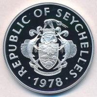 Seychelle-szigetek 1978. 100R Ag "Fehérfarkú trópusimadár" T:PP
Seychelles 1978. 100 Rupe...