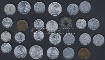 Kína 25db modern váltópénz T:2,2/3