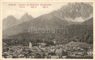 San Candido, Innichen (Südtirol, South Tyrol); Pustertal, Haunold und Schusterspitze / valley and mountains
