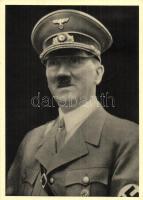 Adolf Hitler, swastika + 1943 Berlin 10 Jahre Machtübernahme. Führer befiehl - wir folgen Dir! So. Stpl.