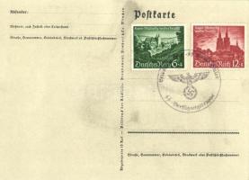 1937 Reichsparteitag Nürnberg / NSDAP German Nazi Party propaganda, Nuremberg Rally, swastika + SS-V...