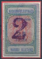 1945 Kiskunfélegyháza R.T.V. 65 sz. füzetbélyeg (2.600)