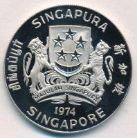 Szingapúr 1974. 10$ Ag "Sas" T:PP
Singapore 1974. 10 Dollars Ag "Eagle" C:PP
K...