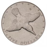 Cook-szigetek 1976. 5$ Ag "Jégmadár" T:1
Cook Islands 1976. 5 Dollars Ag "Mangara ki...
