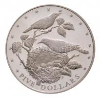 Cook-szigetek 1978. 5$ Ag "Polinéz poszáta" T:PP
Cook Islands 1978. 5 Dollars Ag "Po...