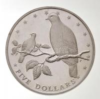 Cook-szigetek 1978. 5$ Ag "Gyümölcsgalamb" T:1(PP)
Cook Islands 1978. 5 Dollars Ag "...