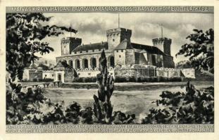 Várpalota, Mátyás király hajdani palotai várának 1566-i nagy ostrom előtti látképe