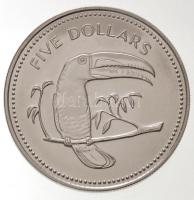 Belize 1975. 5$ Cu-Ni "Szivárványcsűrű tukán" T:1 ujjlenyomat
Belize 1975. 5 Dollars Cu-N...