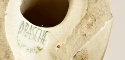 Drasche Mikulás, jelzett, lepattanásokkal, m: 21 cm