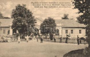 Szobránc-fürdő, Kaupel Sobrance; Nagyvendéglő / Grand hostinec / restaurant and hotel