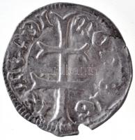 1390-1427. Denár Ag Zsigmond (0,39g) T:2,2- ki. Hungary 1390-1427. Denar Ag Sigismund (0,39g) C:XF,VF cracked Huszár: 576., Unger I.: 449.a