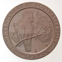 Man-sziget 1988. 1C Cu-Ni "Kakakdu" T:1- 
Isle of Man 1988. 1 Crown Cu-Ni "Cockatoo&...