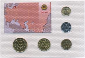 Észtország 1992-2003. 10s-5K (5xklf) "Quest for Freedom" sorozat, forgalmi sor műanyag dís...