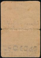 cca 1916 M. kir. honvéd kerületi parancsnokság munkásgyűjtő kerete által kiállított személyazonosság...