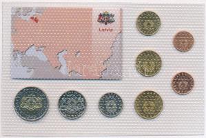 Lettország 1992-2003. 1s-2L (8xklf) "Quest for Freedom" sorozat, forgalmi sor műanyag dísz...