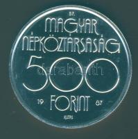 1987. 500Ft Ag "Szöuli olimpia" T:BU