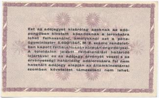 1946. 100.000AP "5600"-as rendeletszámmal T:I-