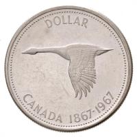 Kanada 1967. 1$ Ag "II. Erzsébet" T:1-,2(PP)
Canada 1967. 1 Dollar Ag "Elizabeth II&...