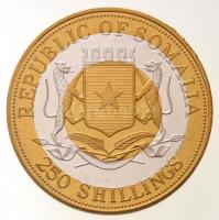 Szomália 1998. 250Sh sárgaréz-Cu-Ni bimetál "Strucc" multicolor T:1- 
Somalia 1998. 250 S...