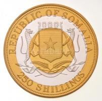 Szomália 1998. 250Sh sárgaréz-Cu-Ni bimetál "Seregély" multicolor T:1- 
Somalia 1998. 250...